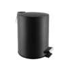 Balde 5L Preto Com Pedal Soft Close 